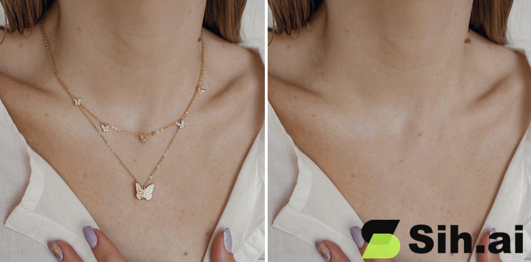 How to Remove a Necklace on Photo