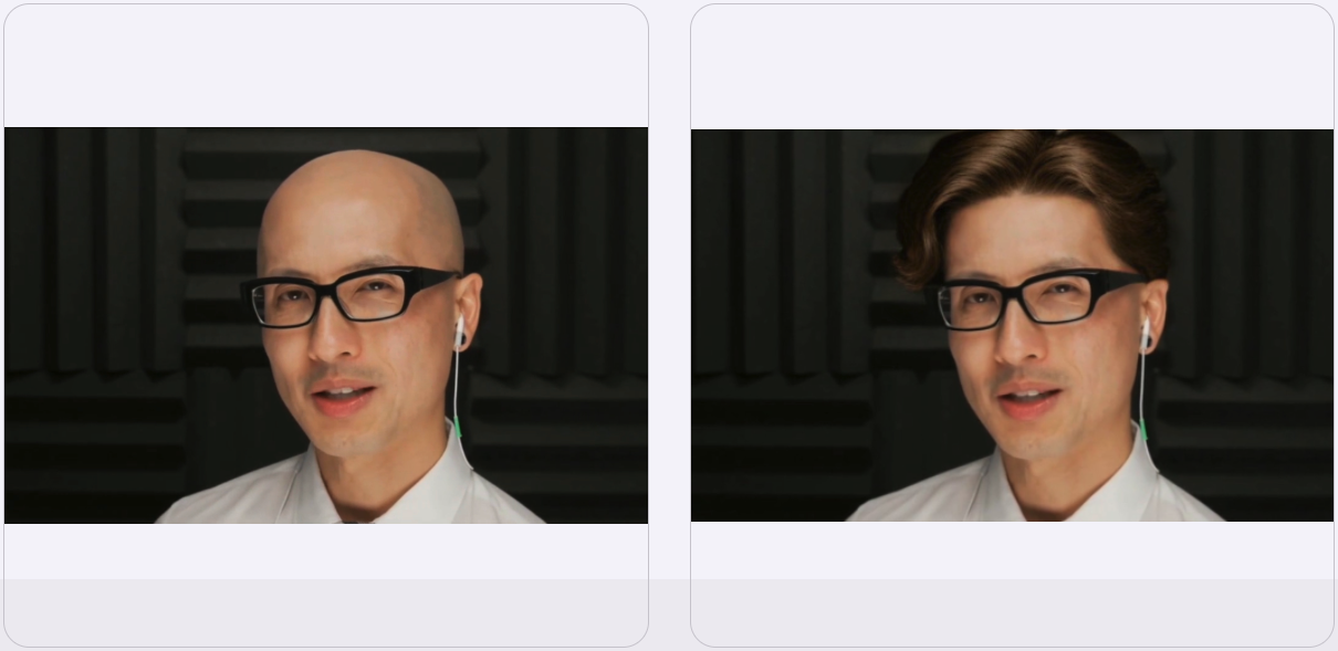 Add hair to Bald Photo using AI