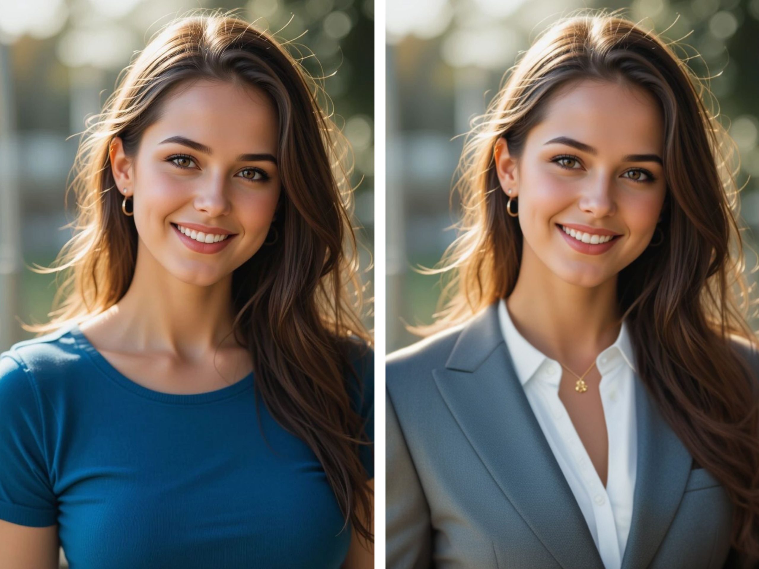 How can one apply a suit to a photo using online tools