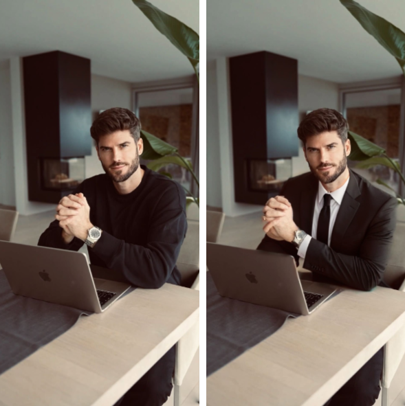 Turn Your Daily Outfit Photos into Sharp Suit Looks with Sih.ai